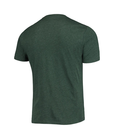 Shop Concepts Sport Men's  Heathered Charcoal, Green Distressed Colorado State Rams Meter T-shirt And Pant In Heather Charcoal,green