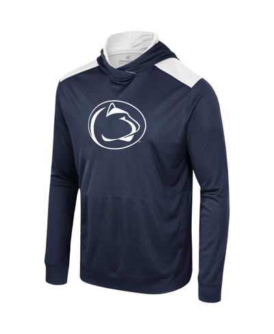 Shop Colosseum Men's  Navy Penn State Nittany Lions Warm Up Long Sleeve Hoodie T-shirt