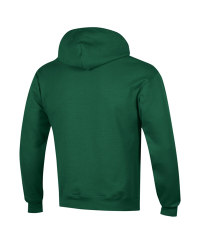 Shop Champion Men's  Green Michigan State Spartans Basketball Icon Powerblend Pullover Hoodie