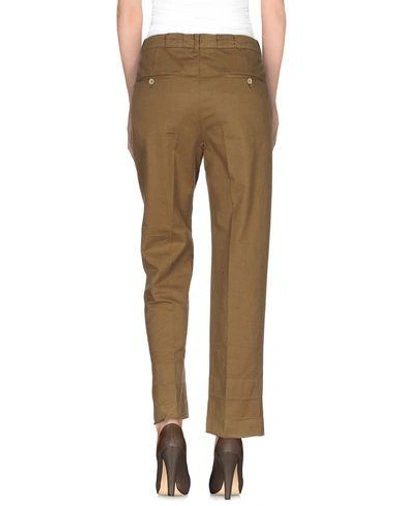 Shop Golden Goose Casual Pants In Khaki