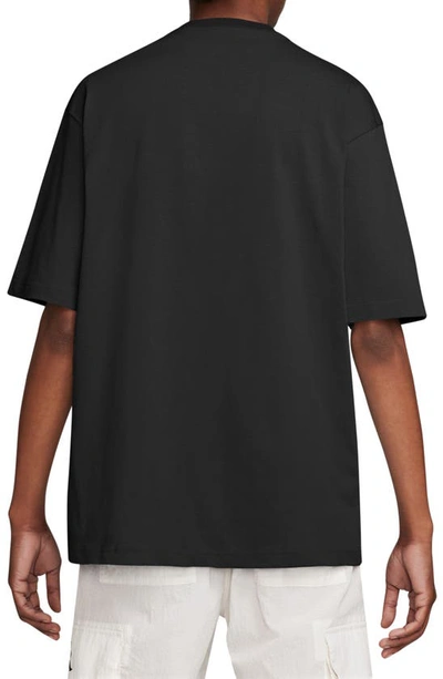 Shop Jordan Oversize Air  T-shirt In Black