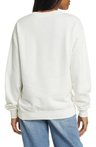 Shop Hi Res Greece Varsity Sweatshirt In Washed Marshmallow