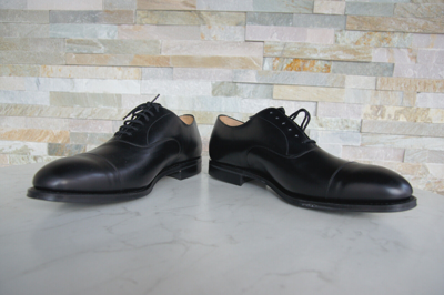 Pre-owned Church's 42 8 Schnürschuhe Halbschuhe Consul R173 Schwarz Neu Ehem Uvp 790 €