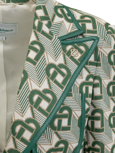 Shop Casablanca Jacket In Green