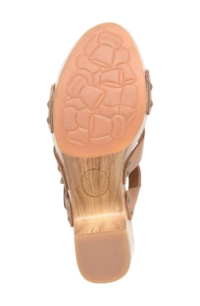 Shop Kork-ease Della Slingback Platform Sandal In Brown F/ G