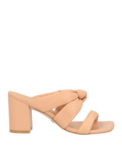 Shop Stuart Weitzman Woman Sandals Blush Size 7.5 Soft Leather In Pink