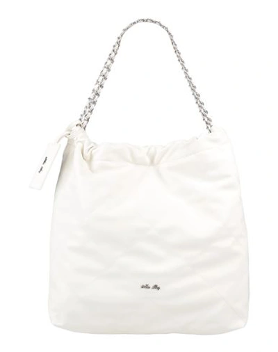 Shop Mia Bag Woman Handbag White Size - Polyurethane