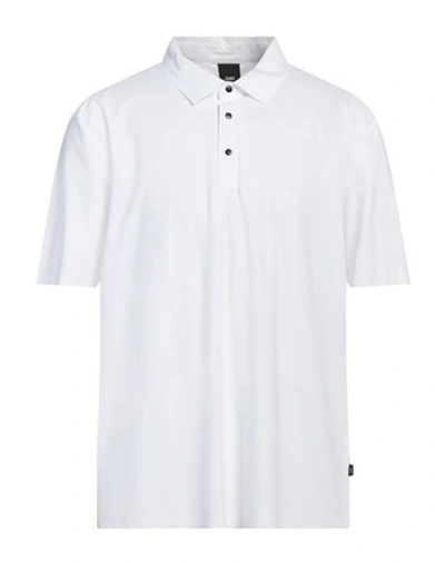Shop Duno Man Polo Shirt White Size Xxl Polyamide, Elastane