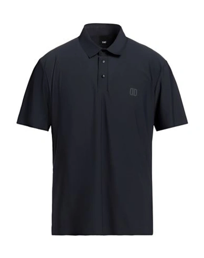 Shop Duno Man Polo Shirt Midnight Blue Size Xxl Polyamide, Elastane In Grey