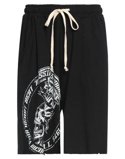 Massimo Sabbadin Man Shorts & Bermuda Shorts Black Size L Cotton In Black