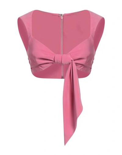 Attico Light Pink Stacy Top In Pink
