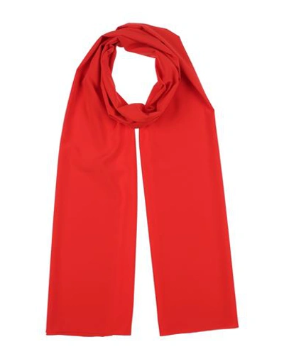 Shop Tassos Mitropoulos Woman Scarf Red Size - Polyester, Elastane