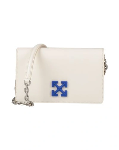 Shop Off-white Woman Cross-body Bag White Size - Soft Leather