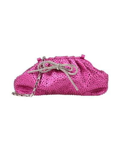 Shop Mia Bag Woman Cross-body Bag Fuchsia Size - Polyester In Pink