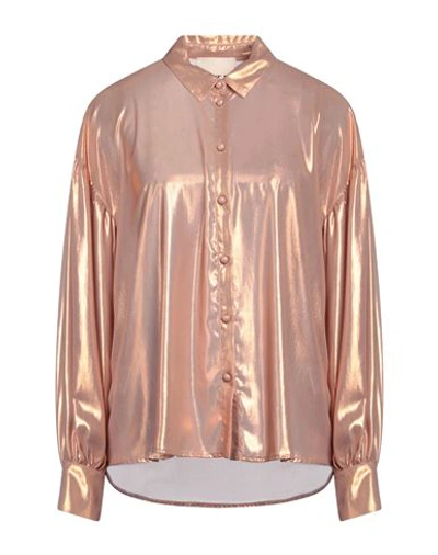 Shop Aniye By Woman Shirt Rose Gold Size 10 Polyester