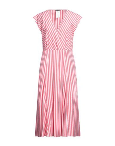 Shop Pennyblack Woman Midi Dress Salmon Pink Size 10 Cotton