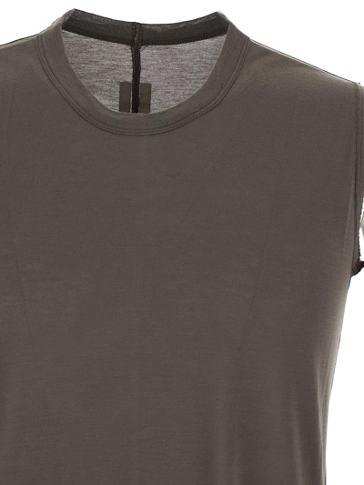 Shop Rick Owens Basic T-shirt In Grey
