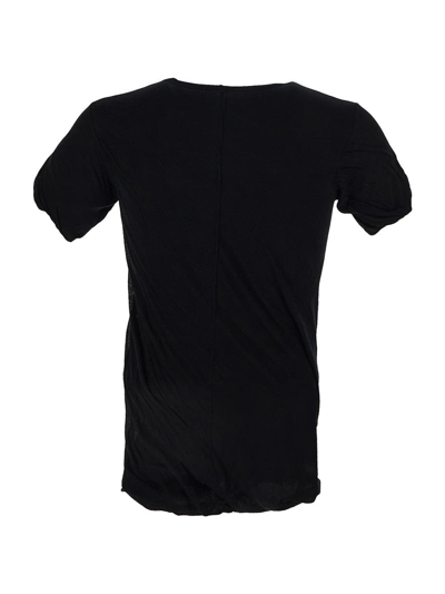 Shop Rick Owens Double T-shirt In Black