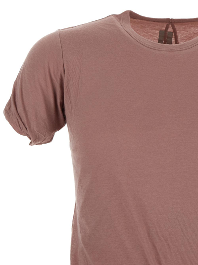 Shop Rick Owens Double T-shirt In Pink