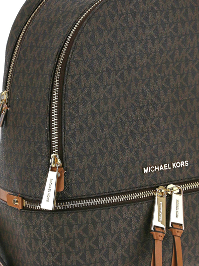Shop Michael Michael Kors Backpack Logo In Multicolor