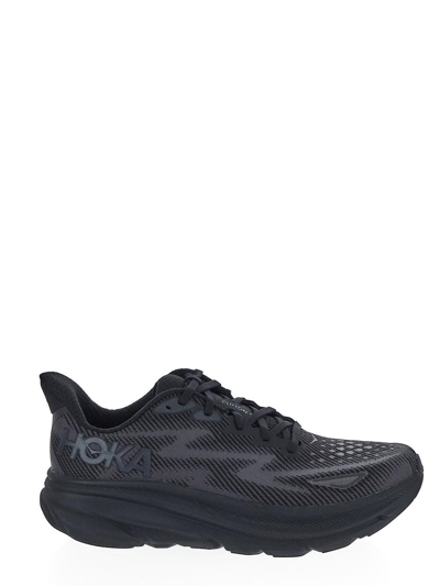Hoka Clifton 9 Running Shoe In Black
