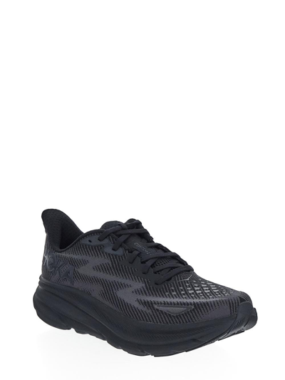 Hoka Clifton 9 Running Shoe In Black