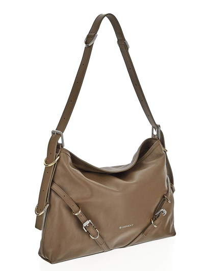Shop Givenchy Voyou Bag In Brown