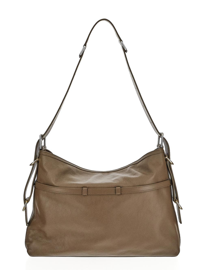 Shop Givenchy Voyou Bag In Brown