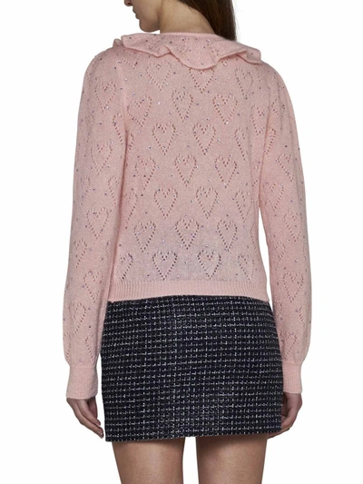 Shop Alessandra Rich Sweaters In Light Pink