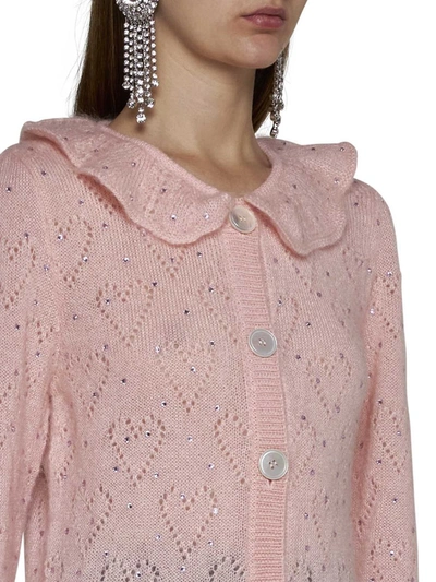 Shop Alessandra Rich Sweaters In Light Pink