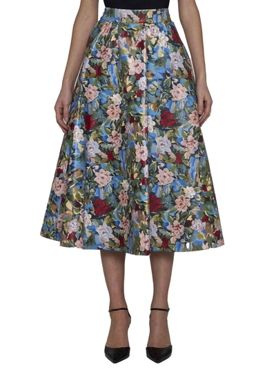 Shop Alice And Olivia Alice + Olivia Skirts In Breeze Floral