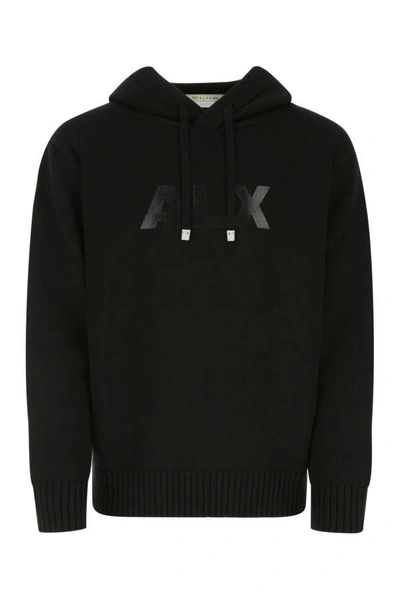 Shop Alyx Man Black Cotton Sweater
