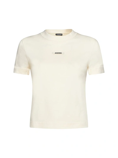 Shop Jacquemus T-shirts And Polos In Ligh Beige