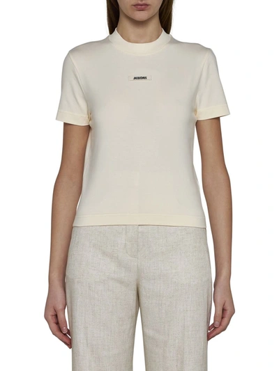Shop Jacquemus T-shirts And Polos In Ligh Beige