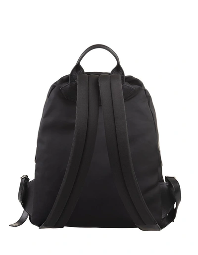 Shop Kiton Nylon Backpack With Logo In Black