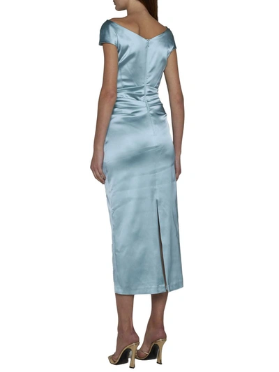 Shop Talbot Runhof Dresses In Blue