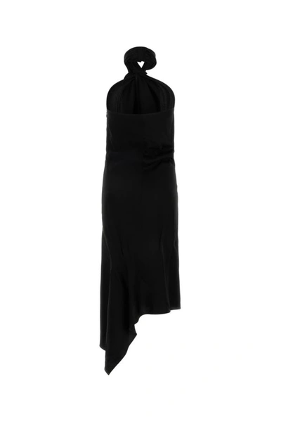 Givenchy Viscose-blend Lavaliere Dress In Black