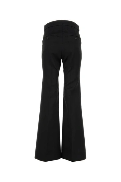 Shop Givenchy Woman Black Satin Pant