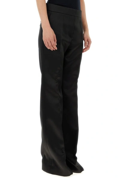 Shop Givenchy Woman Black Satin Pant