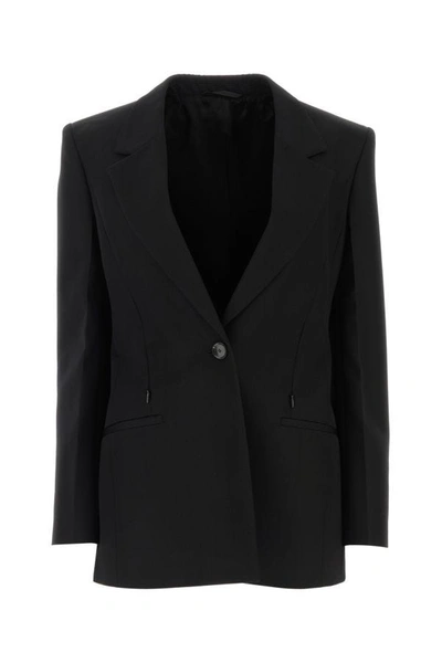 Shop Givenchy Woman Black Wool Blend Blazer