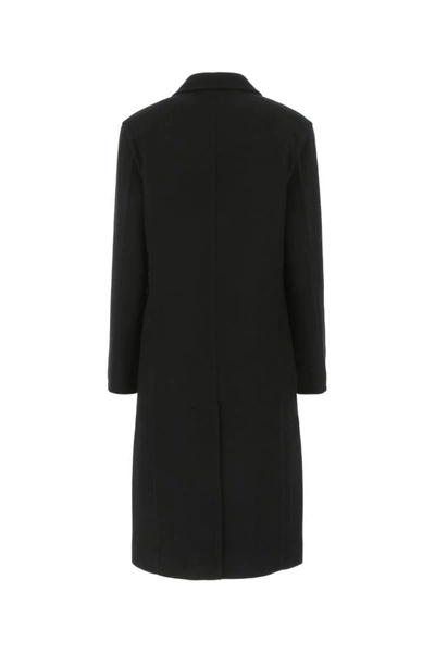 Shop Givenchy Woman Black Wool Blend Coat