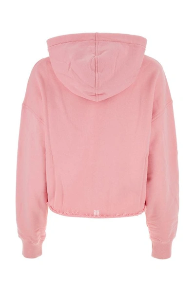 Shop Givenchy Woman Pink Cotton Sweatshirt