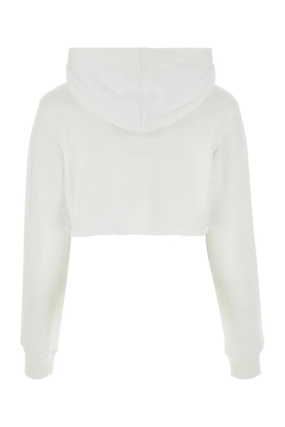 Shop Givenchy Woman White Cotton Sweatshirt