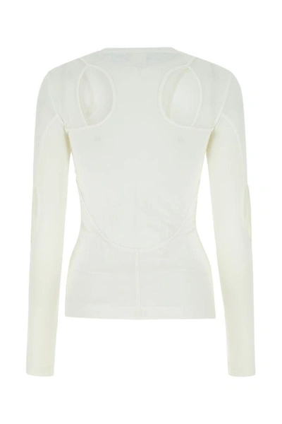 Shop Givenchy Woman White Stretch Nylon Top