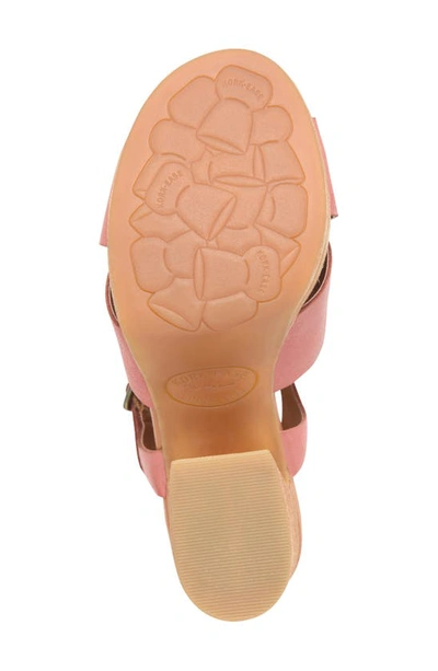 Shop Kork-ease Hutton Ankle Strap Platform Sandal In Orange F/ G