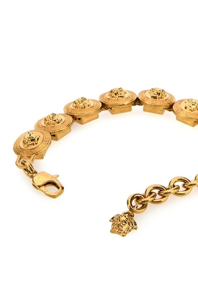 Shop Versace Woman Gold Metal Medusa Tribute Bracelet