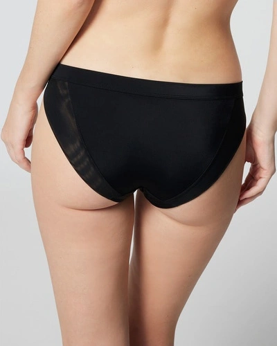 Soma Women's Mesh Bikini Panty In Black Size Medium |  In Black