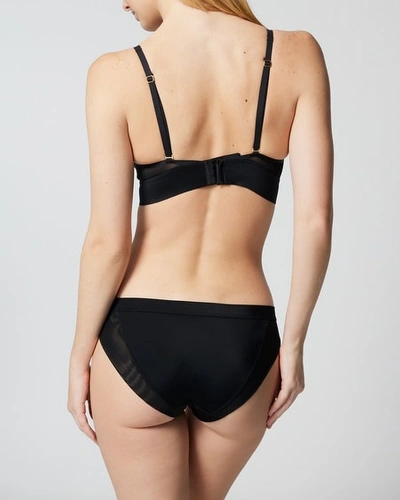 Soma Women's Mesh Bikini Panty In Black Size Medium |  In Black