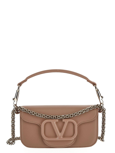 Shop Valentino Locò Shoulder Bag In Pink