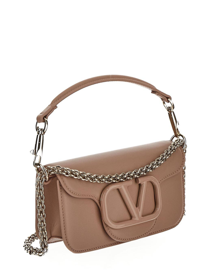 Shop Valentino Locò Shoulder Bag In Pink